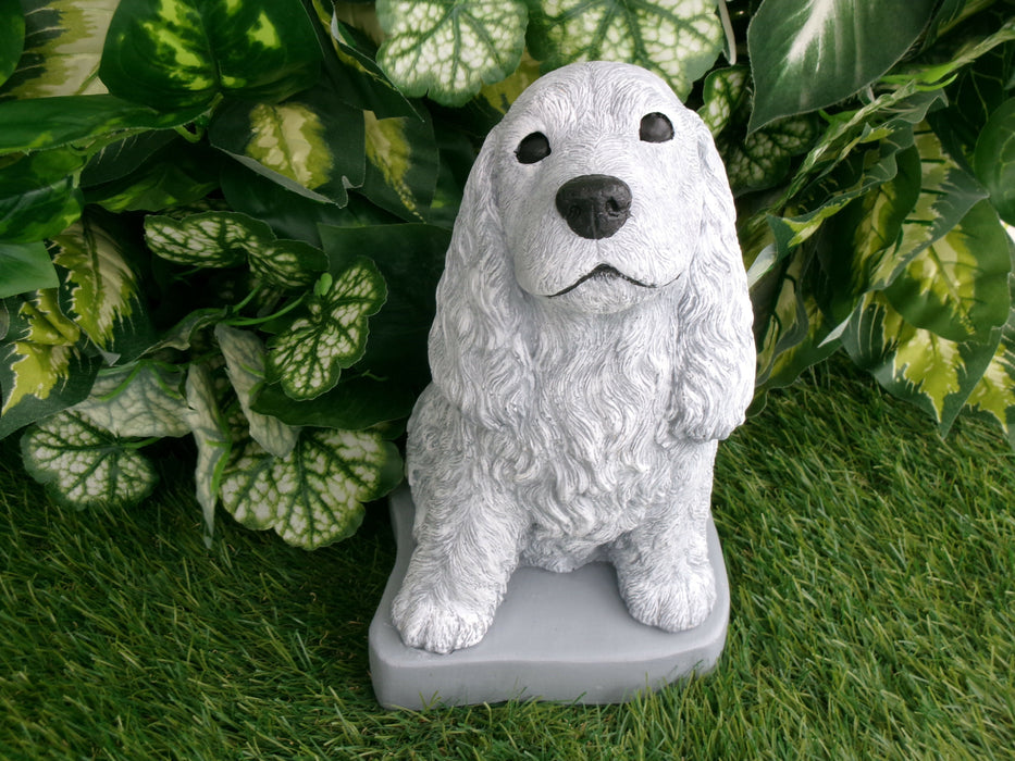Cocker Spaniel Concrete Statue 5x6x9" High
