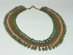 Mint Green Salmon Beadweaving Necklace