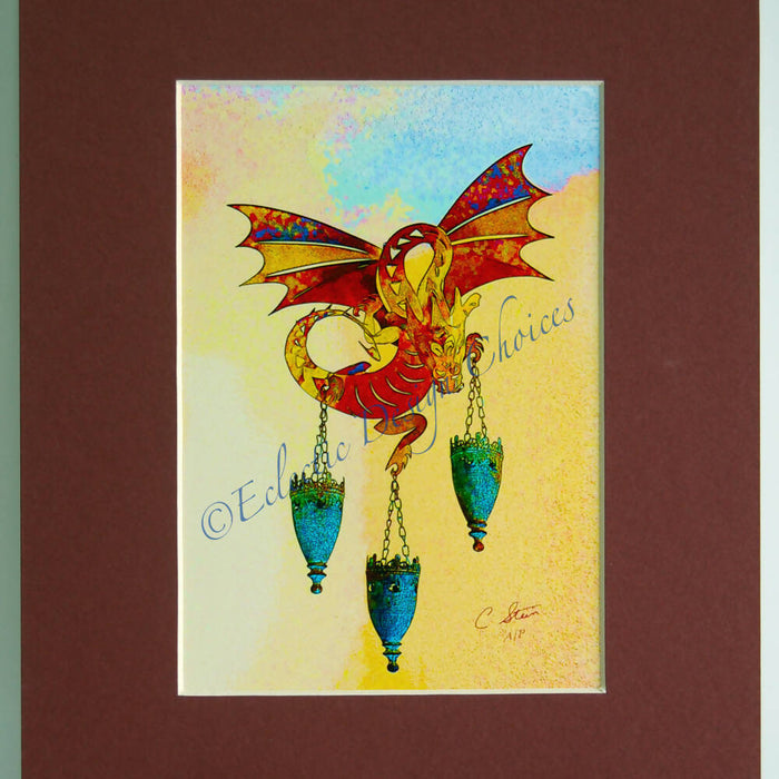 Dragon Matted Photographic Art Prints