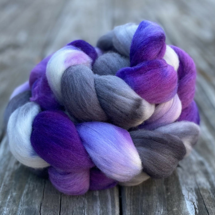 “Tempest" hand dyed Rambouillet wool