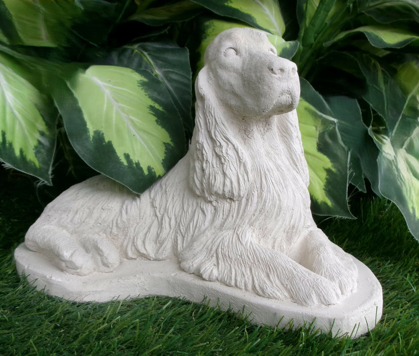 Springer Spaniel Concrete Statue 5.5x10.5x7" High