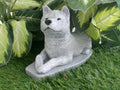Akita Concrete Dog 4-1/2 x 10-1/2 x 6-3/4" High