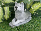 Akita Concrete Dog 4-1/2 x 10-1/2 x 6-3/4" High