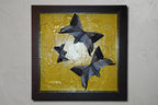 Black and Gold Framed Origami Butterflies Shadowbox