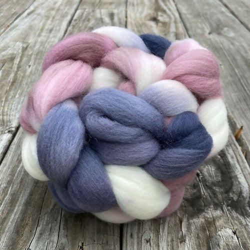 "Rhapsody" hand dyed Cormo wool