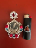 Vintage Grateful Dead coin wire wrap