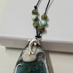 3 Resin Ocean Shell Ornaments in Gift Boxes