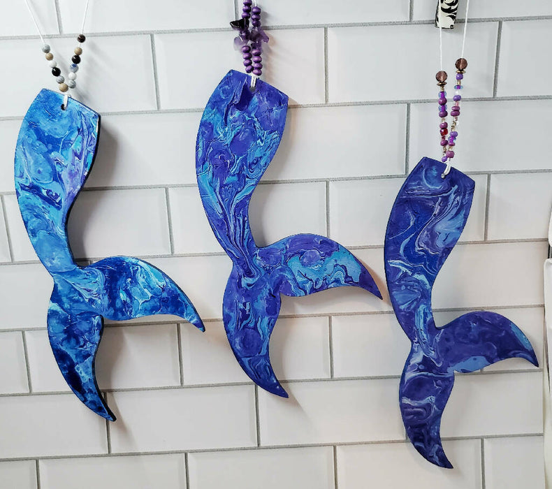 Hanging Mermaid Tail Wall Art Decoration