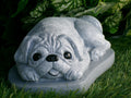 Pug Dog Concrete Statue 9x5x3" high
