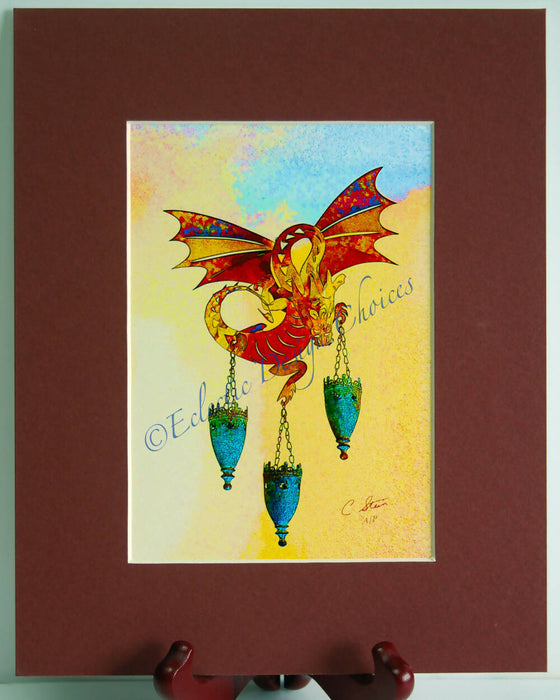 Dragon Matted Photographic Art Prints