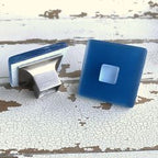 Beach Glass Knobs Coordinated with The Great Wave by Hokusai