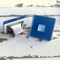 Beach Glass Knobs Coordinated with The Great Wave by Hokusai