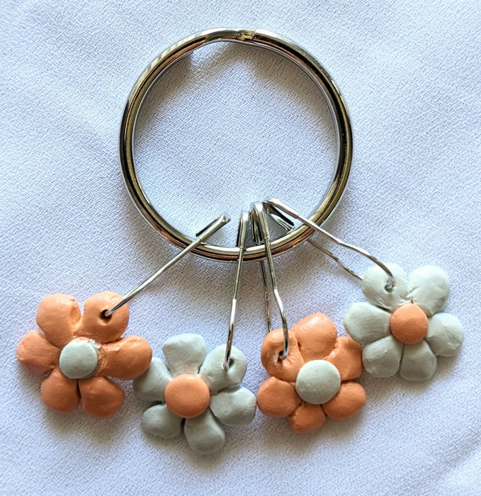 Flower Stitch Markers (Set of 4)