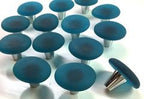Teal Beach Glass Cabinet Knob Drawer Pull $12