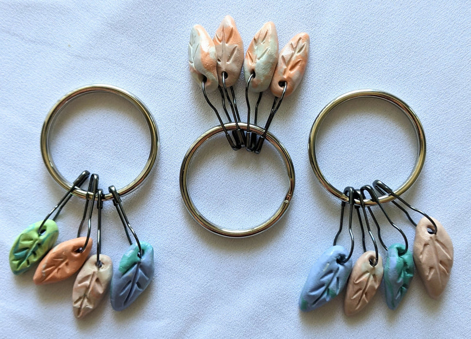 Leaf Stitch Markers (Set of 4)