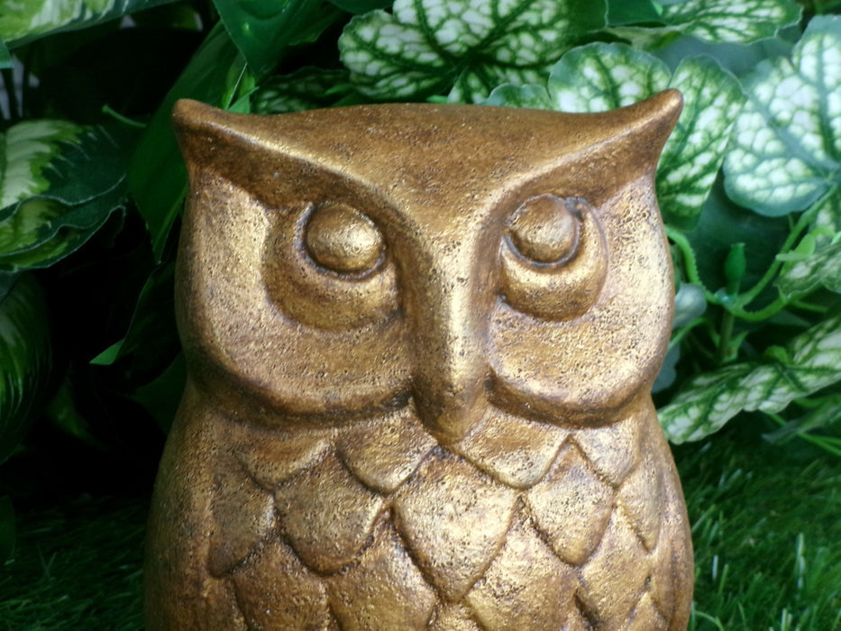 Concrete Owl Statue 5x5x7.25" High