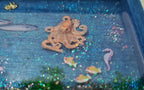 Framed Resin Ocean Sealife Wall Hanging or Tabletop Art