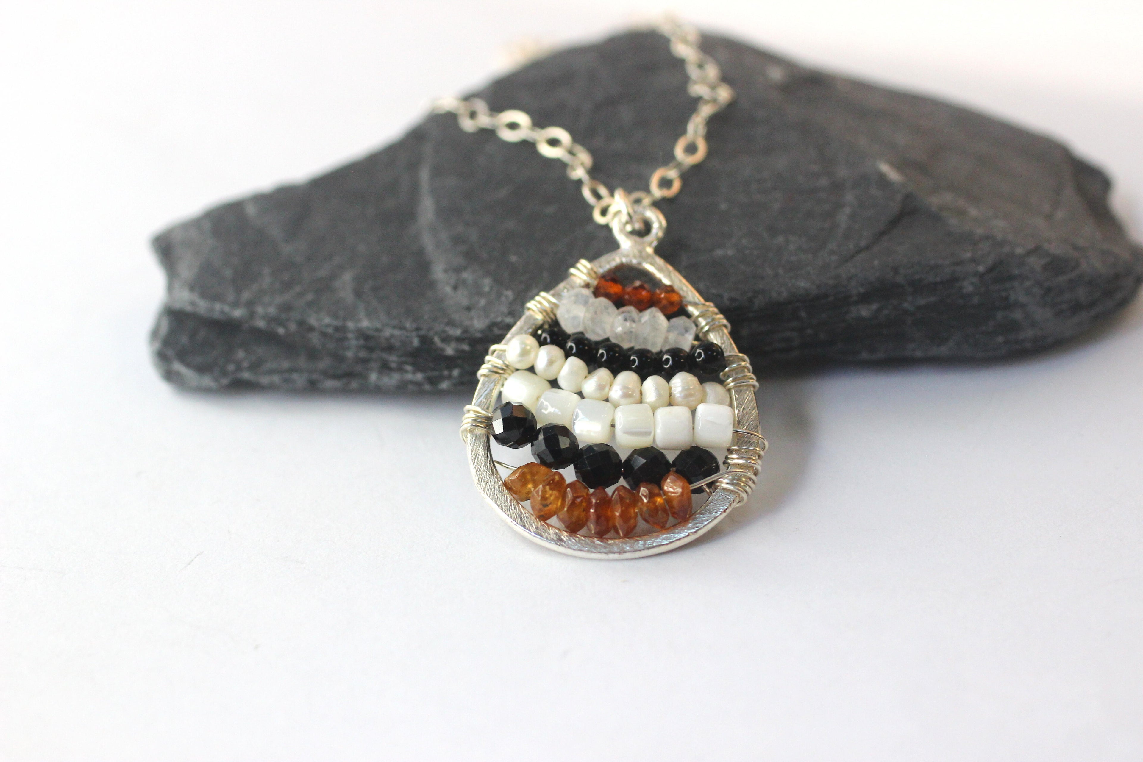 Tiny Stone Necklace
