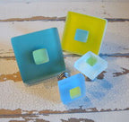 Handmade Sea Glass Cabinet Knob – Coastal Drawer Pull for Beach House Decor