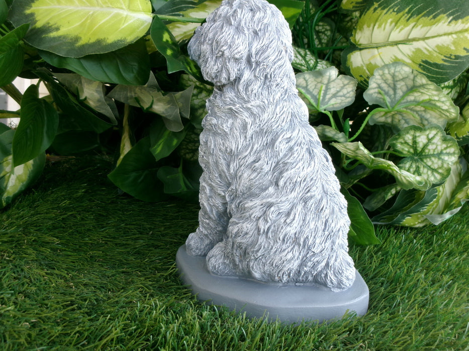 Cockapoo Concrete Statue 4.5x6.8.25" High