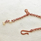 Montana Agate Beaded Copper Necklace