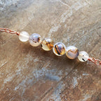 Montana Agate Beaded Copper Necklace