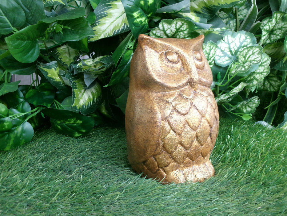 Concrete Owl Statue 5x5x7.25" High