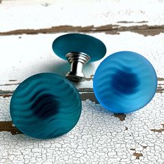 Ohajiki Sea Glass Inspired Drawer Pulls Beach Cabinet Knobs