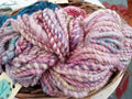 Plump and Pretty Pink Purple Merino Handspun 80 yards