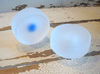 Beach Glass Hockey Puck Cabinet Knob Drawer Pull Sea Glass