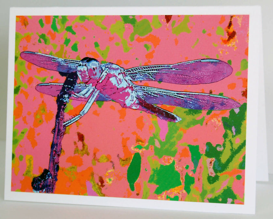 Blank Pop Art Note Card Set for the Gardener, Nature Lover or Art Lover