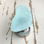 Sea Glass Recycled Stone Beach Coat Towel Wall Hook Large
