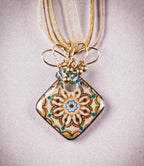 Shades of the Southwest Floral Imprint Pendant