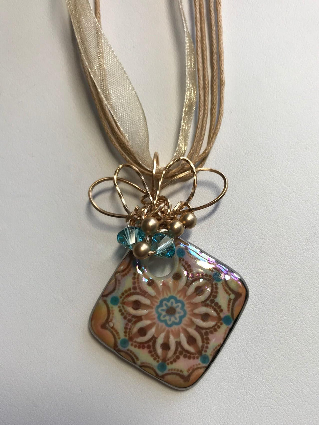 Shades of the Southwest Floral Imprint Pendant