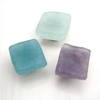 Frosted White Fused Glass Beach Cabinet Knob Drawer Pull $20