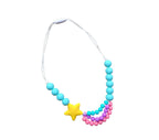 Kids Shooting Star Necklace made from Silicone Beads