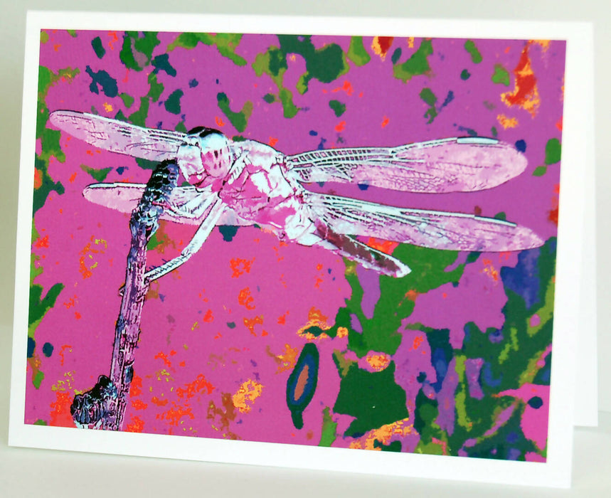 Blank Pop Art Note Card Set for the Gardener, Nature Lover or Art Lover