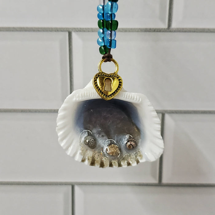 Natural Seashell Resin Ocean Ornament - Your choice!