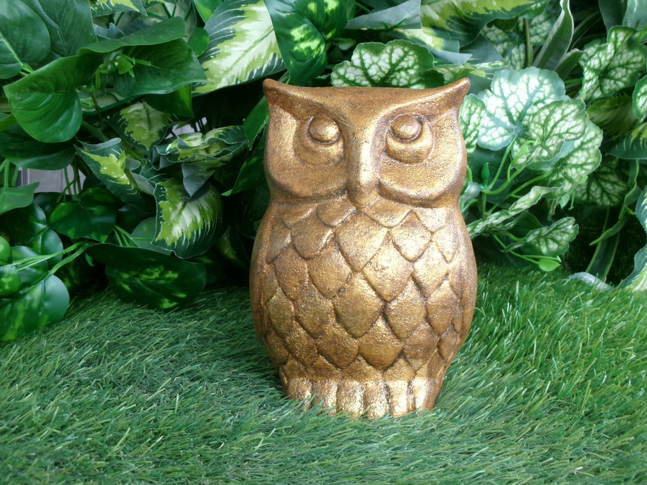 Concrete Owl Statue 5x5x7.25" High