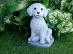 Cockapoo Dog 5 x 5 x 8.25" high Concrete Statue