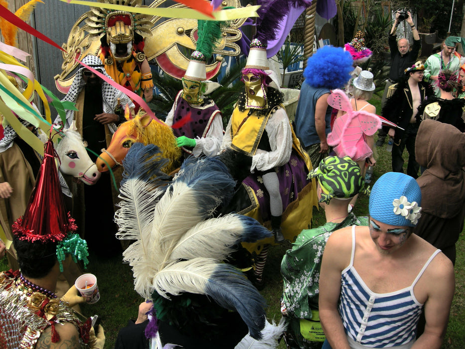 Original Mardi Gras Photo 8x10 matted to 11x14