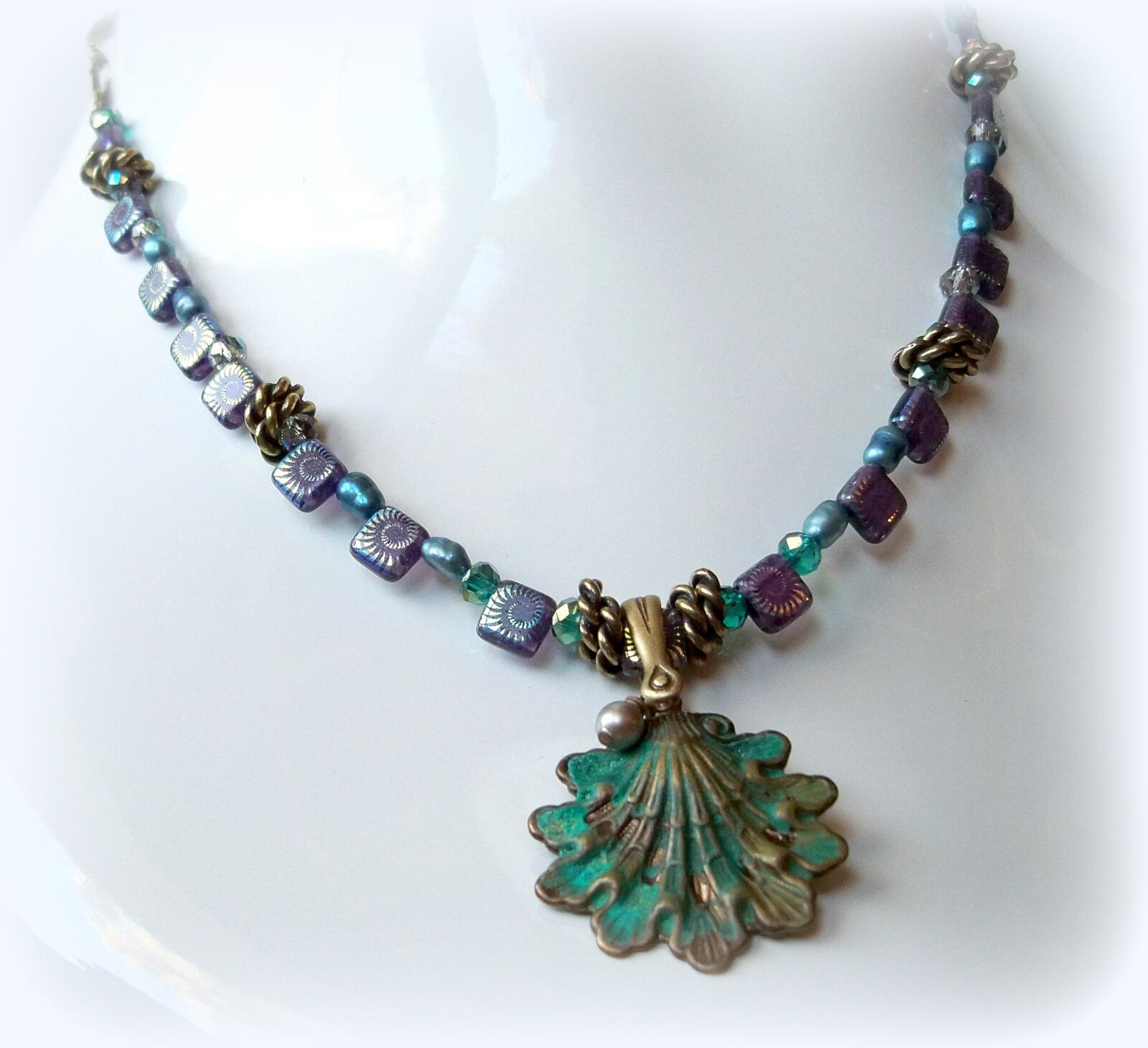 Sunken Treasure Necklace by Dancing Rainbows