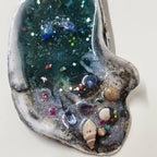 3 Resin Ocean Shell Ornaments in Gift Boxes