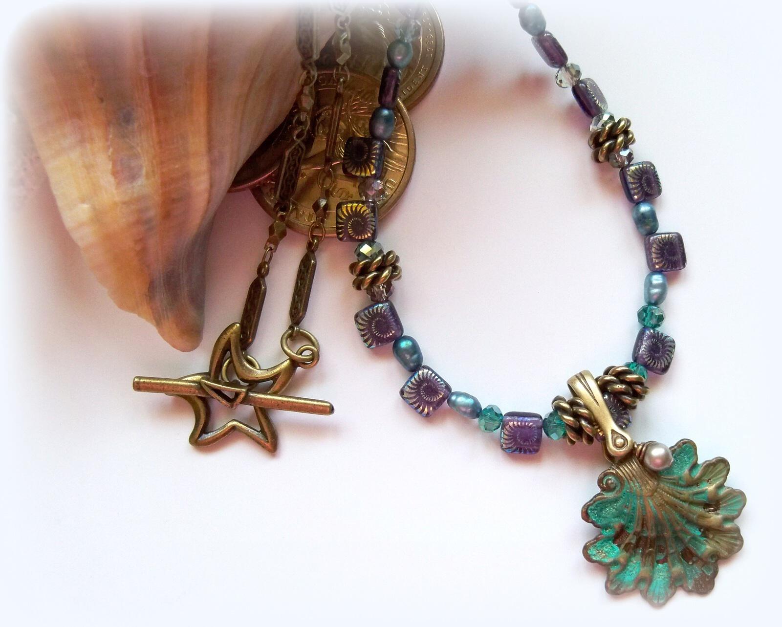 Sunken Treasure Necklace by Dancing Rainbows