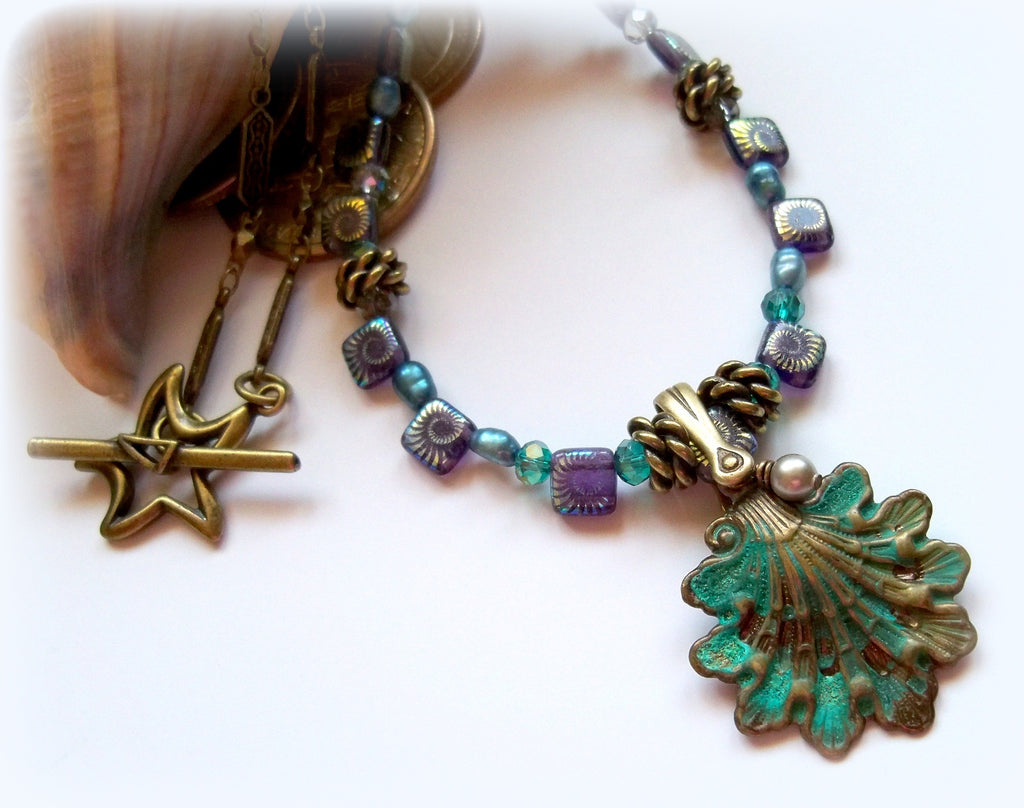 Sunken Treasure Necklace by Dancing Rainbows
