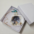 3 Resin Ocean Shell Ornaments in Gift Boxes