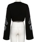 STREET GOTH DRAGON CROP SHIRT