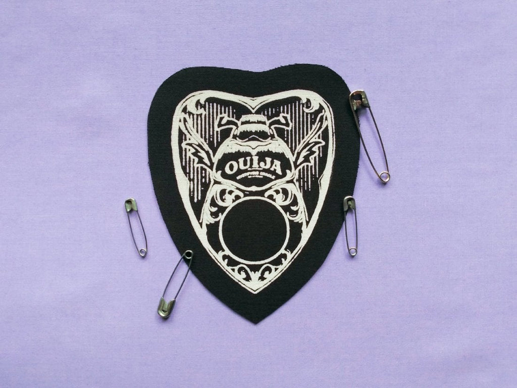 Beetle Ouija Planchette Steampunk Goth Sew-on Patches