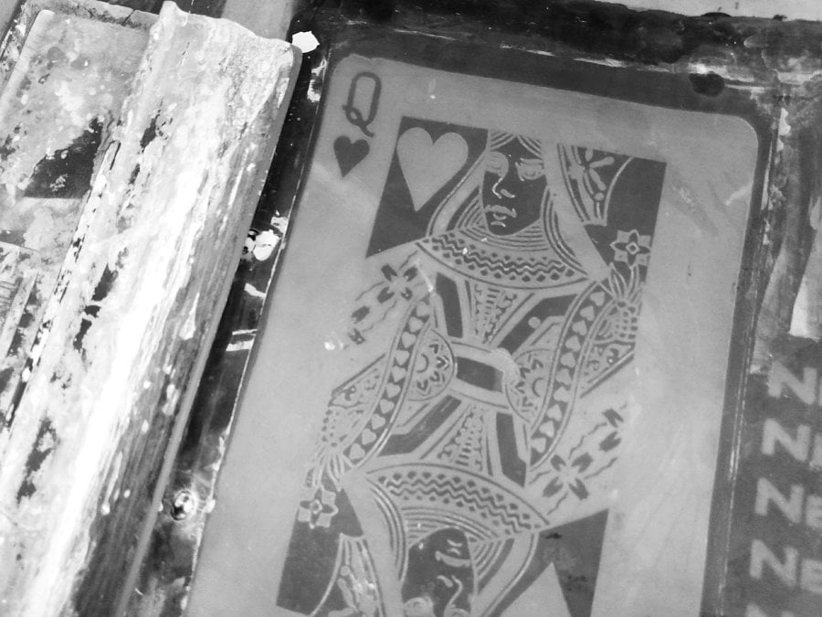 Queen of Hearts Goth Punk Sew-on Patches