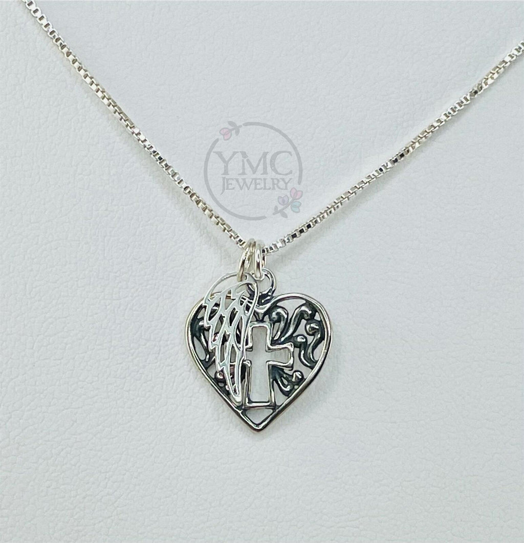 Personalized Remembrance Memorial Angel Wing Necklace,Mother's Day Gift,Sympathy Bereavement Gift,Loss of Husband Mom Mother Brother Sister